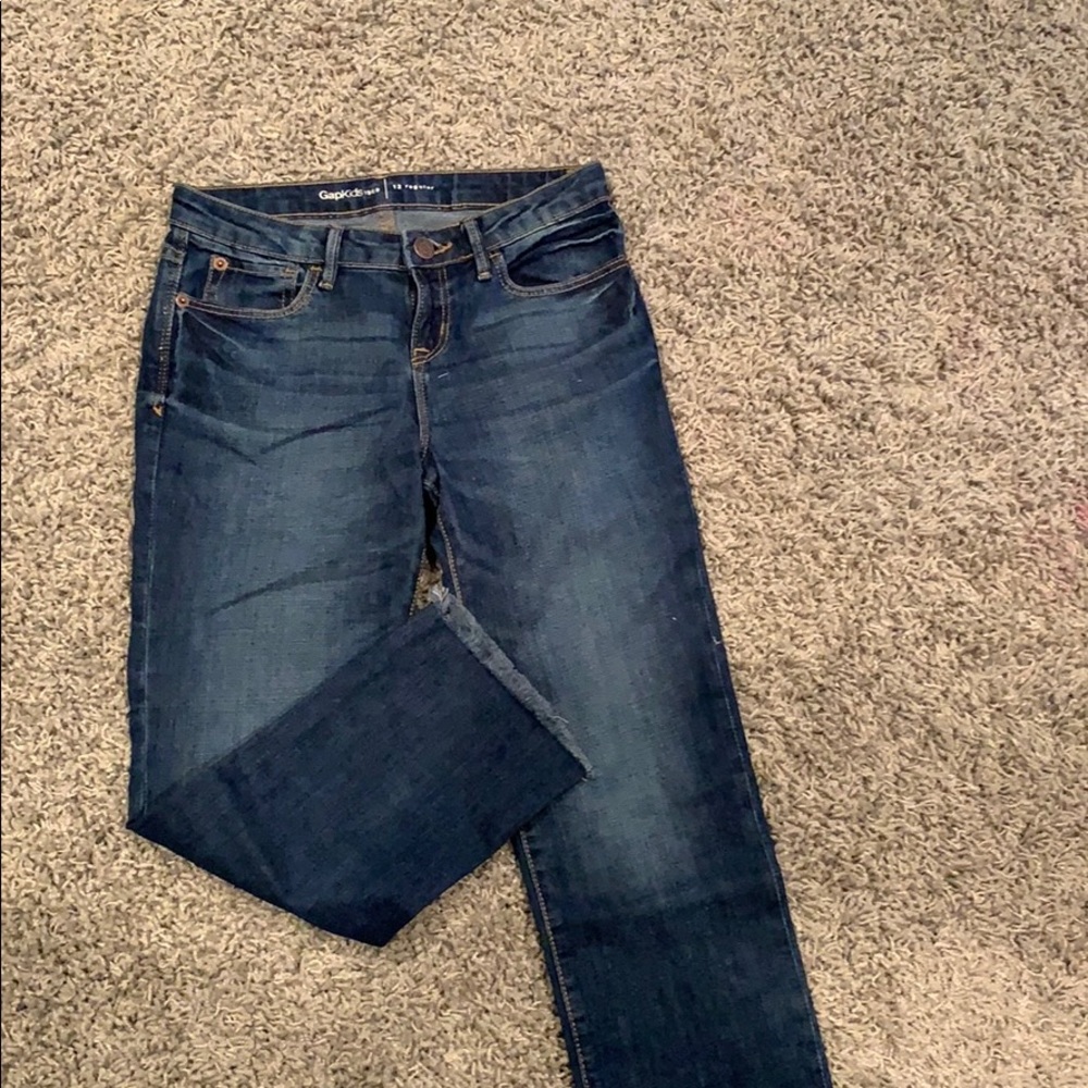 Gap Kids Ankle Capris Frayed Hem Sz 12 ⭐️